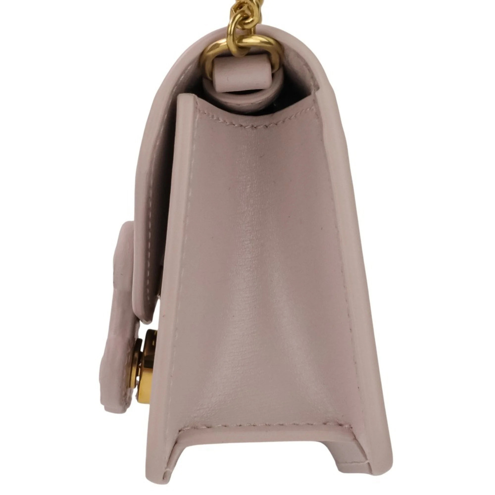 CELINE Triomphe Chain Card Holder Mini Shoulder Bag S-BB-4292 Light Pink Women's - Picture 3 of 13